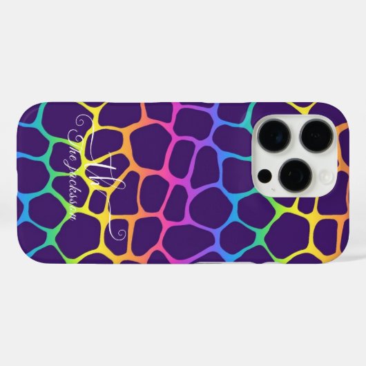 Moderne Waterverf Case-Mate iPhone Case (Achterkant (horizontaal))