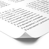 Moderne Waterverf Circles Wedding Seating Chart Poster (Hoek)