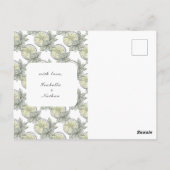 Moderne Waterverf Citrus Limoen Fruit Dank u Briefkaart (Achterkant)