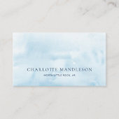 Moderne Waterverf collega minimalistische gewoonte Visitekaartje (Voorkant)