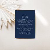 Moderne Waterverf coördinaat | Detail van een blau Informatiekaartje