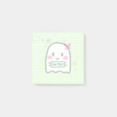 Moderne Waterverf Cute Ghost Name Notes (Voorkant)