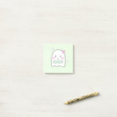 Moderne Waterverf Cute Ghost Name Notes (Op bureau)