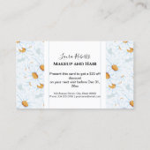 Moderne Waterverf Daisy Floral Kortingskaartje (Achterkant)