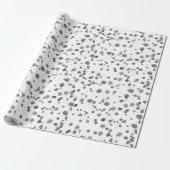 Moderne Waterverf Dalmatische vlekpatroon Cadeaupapier (Uitgerold)