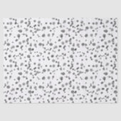 Moderne Waterverf Dalmatische vlekpatroon Tissuepapier (Voorkant)