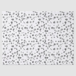 Moderne Waterverf Dalmatische vlekpatroon Tissuepapier