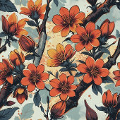 Moderne waterverf deken in salie en koper