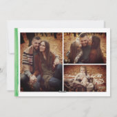 Moderne Waterverf Doodle-fotokaart Feestdagenkaart (Achterkant)