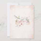 Moderne Waterverf Dop Magische Bloemenfee PR Kaart (Achterkant)