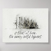 Moderne waterverf een sensatie van Hope poster (Voorkant)