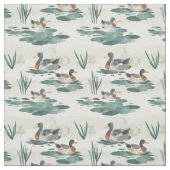 Moderne waterverf eenden stof (Swatch)