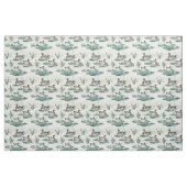 Moderne waterverf eenden stof (Fat Quarter)