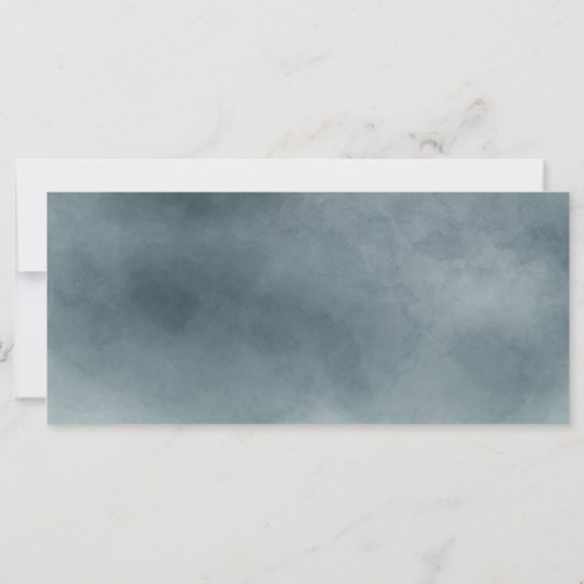 Moderne waterverf eenvoudige cadeaucertificaatlogo (Achterkant)