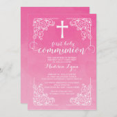 Moderne Waterverf Eerste Heilige Communauteit Kaart (Voorkant / Achterkant)