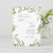 Moderne Waterverf Eucalyptus Beide sets ouders Kaart (Staand voorkant)