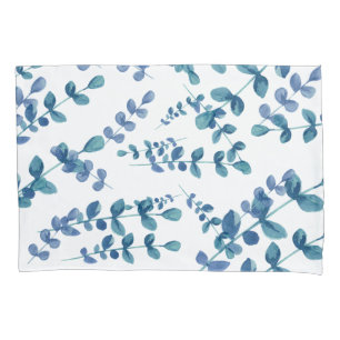 Moderne Waterverf Eucalyptus botanische groen Kussensloop