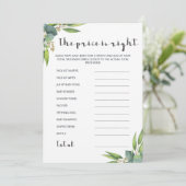 Moderne Waterverf Eucalyptus De prijs is juist (Staand voorkant)