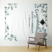 Moderne Waterverf Eucalyptus Foto Afstudeerder ach Wandkleed (In Situ (horizontaal))