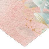 Moderne Waterverf Eucalyptus gepersonaliseerd Korte Tafelloper (Hoek)