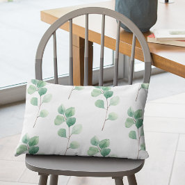 Moderne Waterverf Eucalyptus Green Pattern Accent Kussen