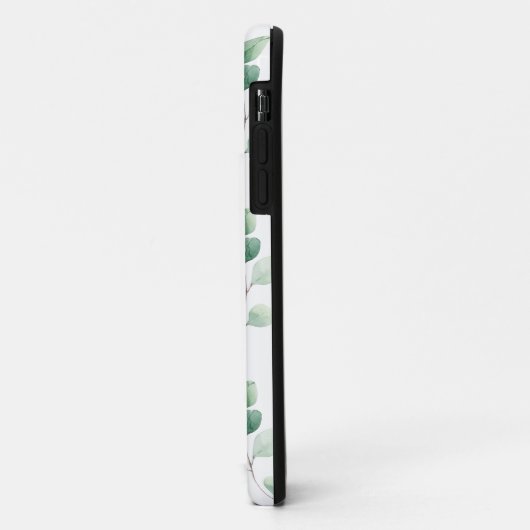 Moderne Waterverf Eucalyptus Green Pattern Case-Mate iPhone Case (Achterkant/links)