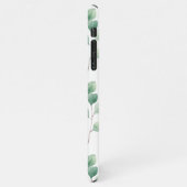 Moderne Waterverf Eucalyptus Green Pattern iPhone Hoesje (Linkerkant)