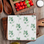 Moderne Waterverf Eucalyptus Green Pattern Snijplank