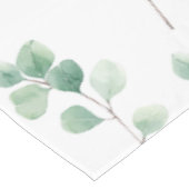 Moderne Waterverf Eucalyptus Green Pattern Tafelkleed (Gekanteld)