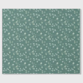 Moderne Waterverf Eucalyptus Pattern Green Cadeaupapier (Vlak)