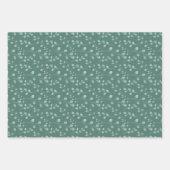 Moderne Waterverf Eucalyptus Pattern Green Inpakpapier Vel (Voorkant 2)