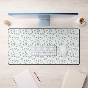 Moderne Waterverf Eucalyptuspatroon Bureaumat