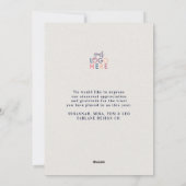 Moderne Waterverf Festive Pine Tree Business Logo Feestdagenkaart (Achterkant)