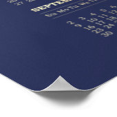 Moderne Waterverf Floral 2018 Agenda Poster (Hoek)