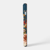 Moderne Waterverf Floral 2-foto monogram iPhone 15 Case (Linkerkant)