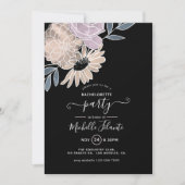 Moderne Waterverf Floral Bachelorette Kaart (Voorkant)