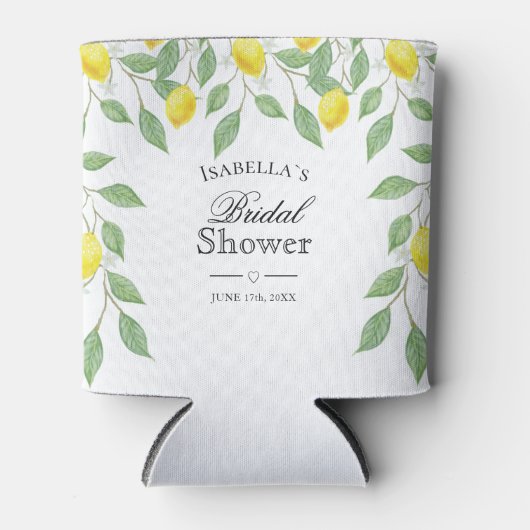 Moderne Waterverf Floral Boho Vrijgezellenfeest Blikjeskoeler (Voorkant)