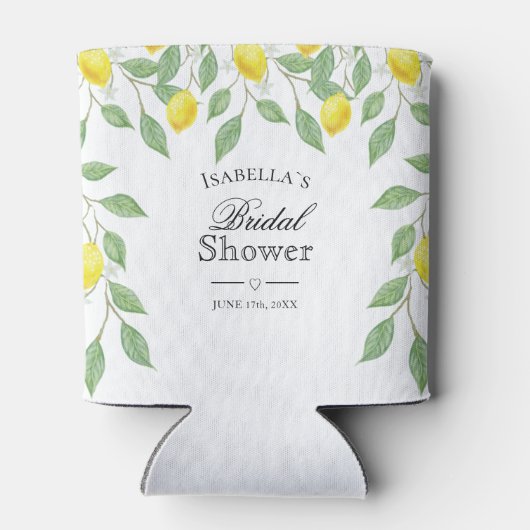 Moderne Waterverf Floral Boho Vrijgezellenfeest Blikjeskoeler (Achterkant)