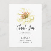 Moderne Waterverf Floral Botanische Memorial Bedan Briefkaart (Voorkant)