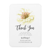 Moderne Waterverf Floral Botanische Memorial Bedan Magneet (Verticaal)