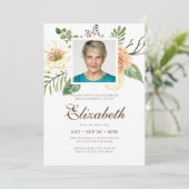 Moderne Waterverf - Floral fotografering van het l Kaart (Staand voorkant)