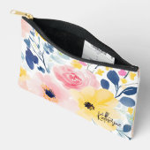 Moderne Waterverf Floral Pattern Etui (Open)