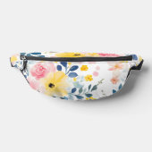Moderne Waterverf Floral Pattern Heuptasje (Liggend)