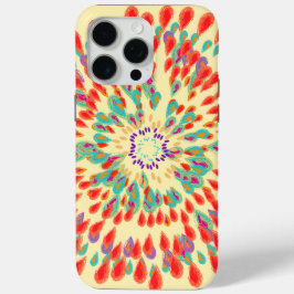 Moderne Waterverf Floral Pattern iPhone iPhone 15 Pro Max Hoesje