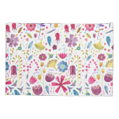 Moderne Waterverf - Floral schilderen Kussensloop (Achterkant-Links)