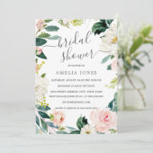 Moderne Waterverf Floral Wreath Vrijgezellenfeest Kaart (Staand voorkant)