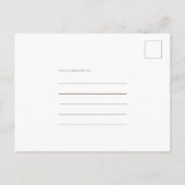 Moderne Waterverf Florals sparen de Datum Aankondigingskaart (Achterkant)