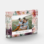 Moderne waterverf florelegant familie fotoblokken (Links)