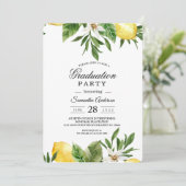 Moderne Waterverf gele leemten en leder Kaart (Staand voorkant)