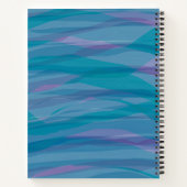 Moderne Waterverf gepersonaliseerd Notitieboek (Achterkant)